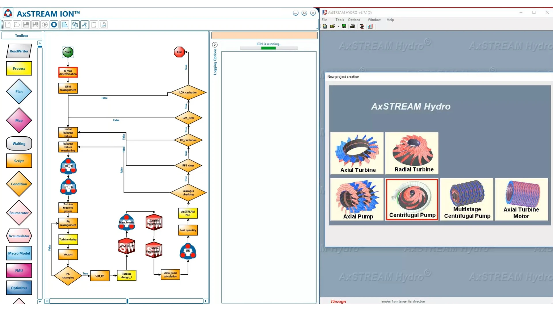 AxSTREAM ION – Automated Turbopump Design