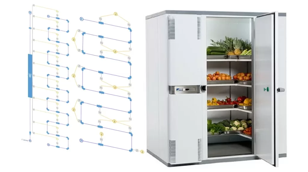 Schematic of Refridgeration System in AxSTREAM NET