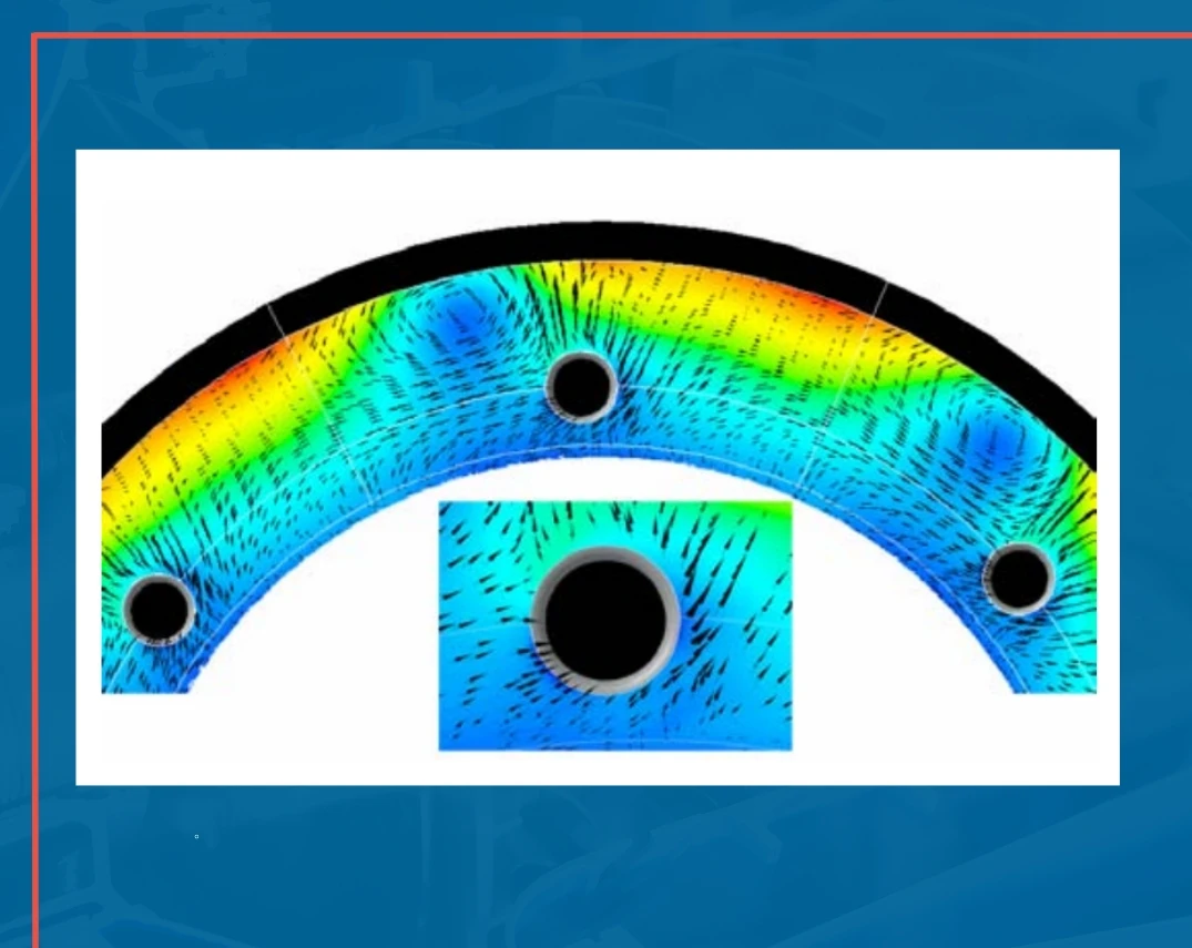 Flow phenomenon in steam turbine disk-stator cavities channeled by balance holes