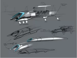 Hyperloop Alpha Conceptual Design Sketch