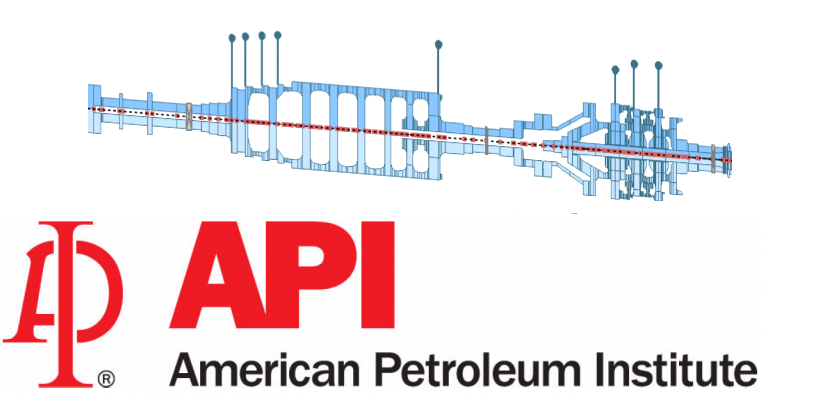 Diagram of a complex pipeline system with API logo and "American Petroleum Institute" text at the bottom.