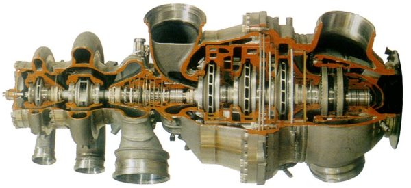 Fig. 2. External appearance of the turbopump unit (TPU) of a RD0120 engine [3]